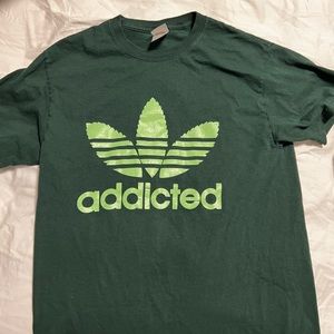 Off brand addicted ‘adidas’ style t shirt